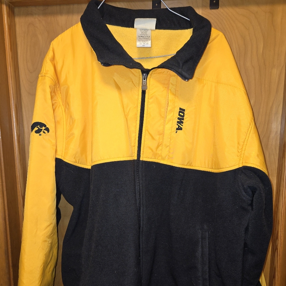 Iowa Hawkeye ESPN U Fleece Jacket Xl